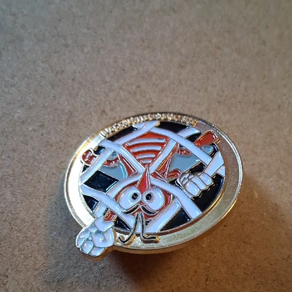 Retractaway Enamel Pin - Picture 3 of 6